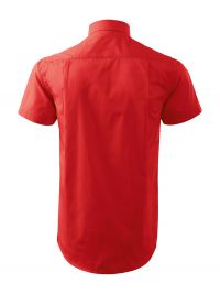Preiswertes Kurzarm Hemd in Rot
